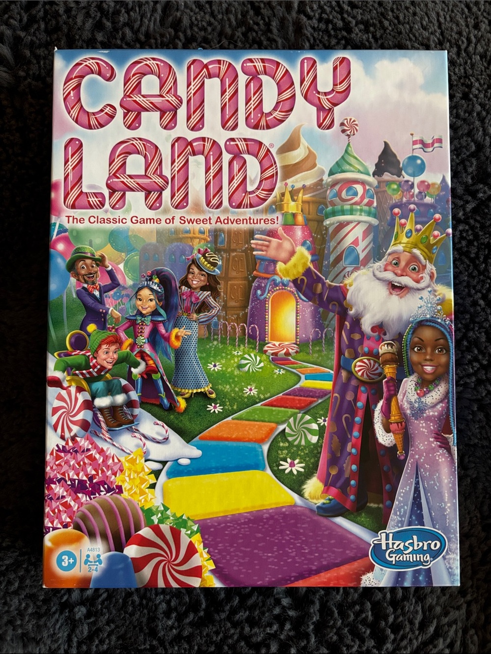 Hasbro Candy Land Board Game - Pink, Purple, Yellow, Blue, Green